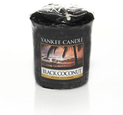Yankee Candle Samplers Candela, Ceramica, Nero, 4.5x4.5x5.3 cm