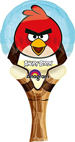 Anagram International Angry Birds inflate-a-fun Ballon, 30,5 cm Multicolor
