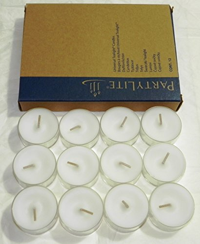 Unbekannt Teelichter weiß, ohne Duft - Partylite 12 Teelichter