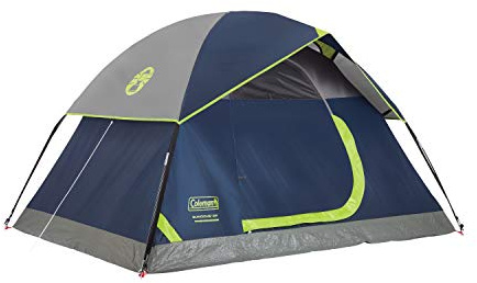 Coleman Sundome Camping Tent with Rainfly, 2/3/4/6 Person Tent Sets Up in 10 Mins, Weatherproof Shelter for Camping, Festivals, Backyard, Sleepovers, & More