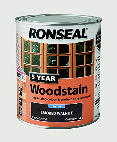 Ronseal 5 Year Woodstain 750ml Smoked Walnut