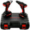 18V Cordless Drill & Impact Driver Twin Set – 3.0Ah & 1.3Ah Batteries, 260Nm Torque, Case & Fast Charger