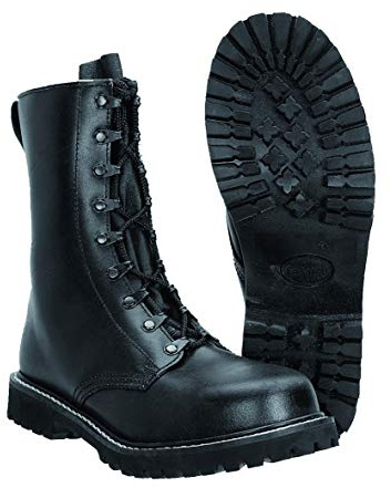 Mil-Tec Springerstiefel Para Mit Kappe Schwarz