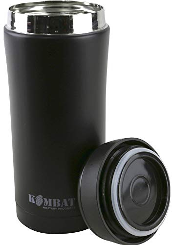 Kombat Sealed Thermal Mug Black Flask Ammo Flask