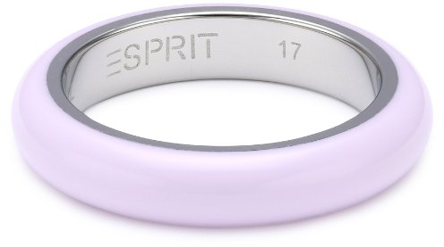 ESPRIT Ring, JW51078,weiß/silberfarben, 53 (16.9)/UK: M