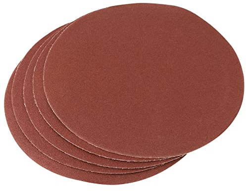 Draper SD8VB Five 200 mm 100 Grit Hook and Eye Backed Aluminium Oxide, Blue, 200 mm