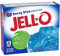 Jell-o gelatina al mirtillo blu