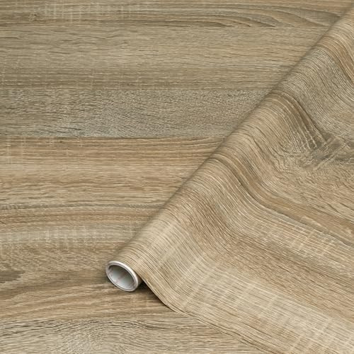d-c-fix Möbel-Klebefolie Sonoma Eiche hell 45 cm x 15 m Holzoptik Folie | abwaschbare und selbstklebende Deko-Folie für Küche, Schrank, Tisch & Fensterbank - modern & nachhaltig