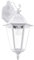 EGLO Außen-Wandlampe Navedo, 1 flammige Außenleuchte, Wandleuchte aus Aluguss und Glas, Farbe: Weiß, Fassung: E27, IP44