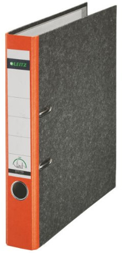 5er Pack Leitz 1050 Qualitäts-Ordner schmal (5cm), mit patentierter 180º-Präzisionsmechanik 8 Farben in verschiedenen Mengen zur Auswahl (5, orange)