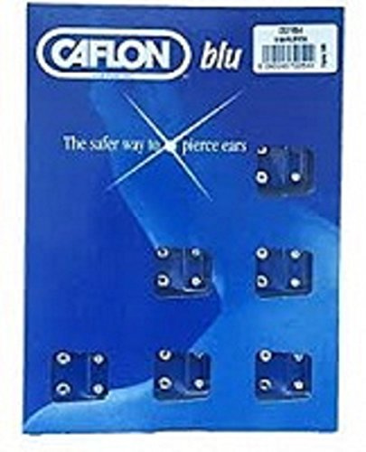 Caflon Blu White Stainless April Birthstone Studs, 0.07 kg