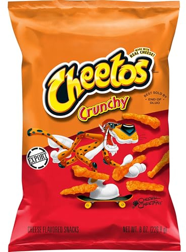 CHEETOS Crunchy Cheese Flavoured Large Bag 226 Gram - UK Seller