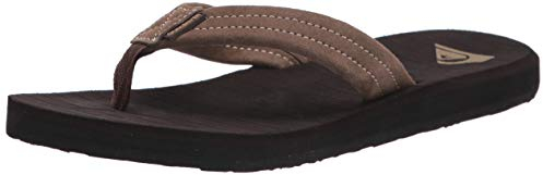 Quiksilver Carver Suede, Tongs Homme, Multicolore (Brown), 39 EU