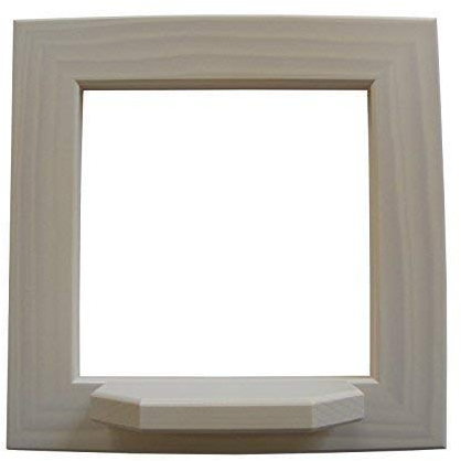 Tischlerei Stephani Erzgebirge Wandrahmen Bilderrahmen Holz Weiß Transparent 240 x 240 mm