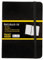 Idena 209299 - Notizbuch Flexi DIN A6, 192 Seiten, 70 g/m², kariert, schwarz