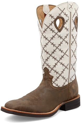 Twisted X Boots Stiefel 1790 Ruff Stock Braun Damen Westernreitstiefel (38, Bomber)