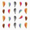 RICISUNG ELENXS Beauty Accessories Nail Art Water Transfer Decal Sticker Rainbow Dreams style2