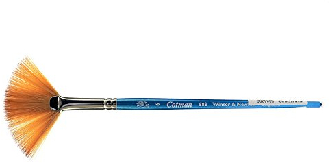 Winsor & Newton Cotman Pinceau Aquarelle Série 888 Eventail Manche Court N°6