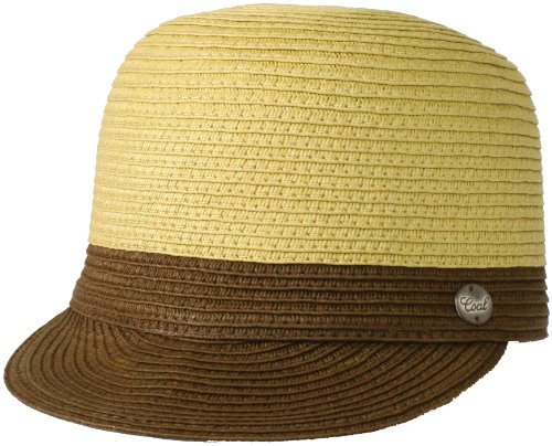 Coal The Annabelle Damen-Glockenhut aus 100% Papier, Hellbraun, Einheitsgröße