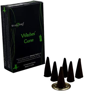 Stamford Black Incense Cones - Witches Curse 37179