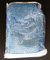 Fadenvorhang, laminiert, hellblau, 150 x 300 cm, für den Innenbereich, für Türen und Fenster, Glitzer-