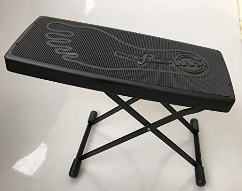 K&M Gitarrenfussbank schwarz