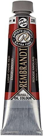 Tube de peinture à l'huile extra-fine - Rembrandt - 40 ml - Rouge anglais