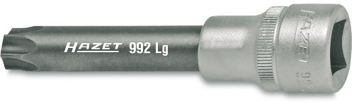Hazet 992LG-T70 Douille mâle carré creux 12,5 mm torx intérieur Taille T 70
