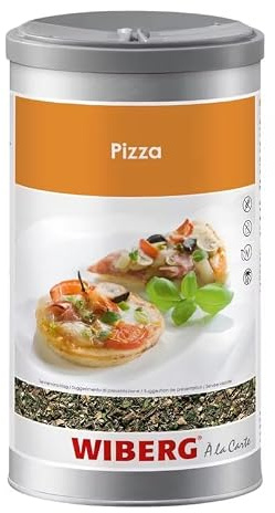 Wiberg Pizzagewürz - Aromatische Gewürzmischung mit Oregano, Basilikum & Knoblauch – Perfekt für Pizza, Pasta & mediterrane Gerichte - 190g