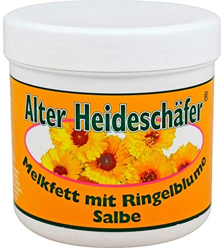 Melkfett mit Ringelblume Salbe von Alter Heideschäfer 250ml