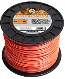 Mähfaden Copolymer 2,4mm 360m Trimmerfaden rund Nylonfaden
