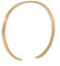 Pernille Corydon Armreif Alliance Damen Gold - Schmaler leichter Frauen Armreifen Echtschmuck 925er Silber 18 Karat vergoldet hinten offen - B471g