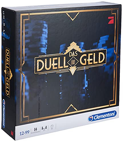 Clementoni Das Duell um die Geld - Pokerspiel für die ganze Familie nach der gleichnamigen Fernsehsendung - Brettspiel für 3-6 Spieler - Familienspiel ab 12 Jahren 69066