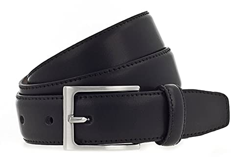 Vanzetti klassischer Kindergürtel, Schwarz, Breite: 3 cm, 60 cm