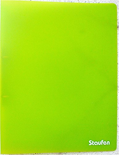 Staufen 947.. Ringbuch A4 PP 2 Ring 17mm gute Qualität color:, Color:kiwi-grün