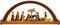 Schwibbogen Erzgebirge Richard Glässer Seiffen Christi Geburt, LED-Beleuchtung, neues Naturholzdesign, 01091