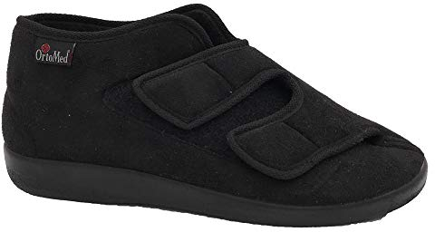 OrtoMed Klettschuhe Verbandschuhe Hausschuhe Senioren, EU 40