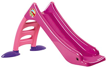 Rutsche Kinderrutsche + Frisbee, Wasseranschluss 120cm Rutschbahn (EU Ware) rosa