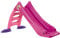 Rutsche Kinderrutsche + Frisbee, Wasseranschluss 120cm Rutschbahn (EU Ware) rosa