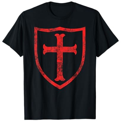 Tempelritter Deus Lo Vult | Crusader Knight Medieval T-Shirt