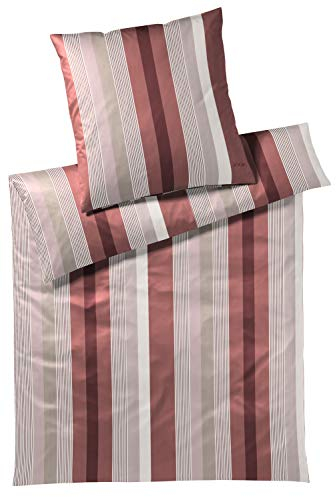 Joop! Bettwäsche Stripes Ruby 1 Bettbezug 135 x 200 cm + 1 Kissenbezug 80 x 80 cm