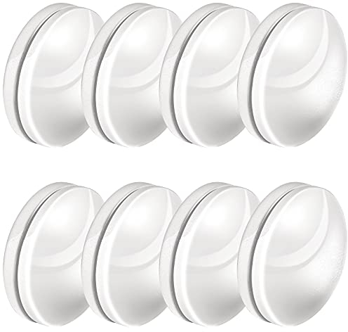 Magnetische Vorhang Gewichte Vorhang Gewichte Magnetisch Fenster Vorhang Anhänger Gewichte Tischtuch Magnetisch für Dusch Vorhang Liner, um Nicht zu Blasen (Weiß, 8 Sets)