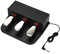 ATNEDCVH Piano 3 sustain pedal, Triple Damper Pedal 6.35mm 1/4 Inch Plug Universal for Electronic Keyboards and Digital Pianos, Electric piano, MIDI Keyboards,Synthesizer (Black)