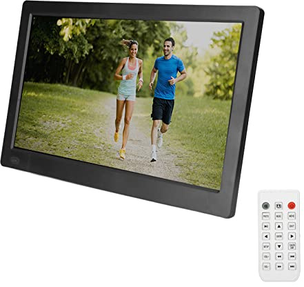 VBESTLIFE Digitaler Bilderrahmen, 15,6 Zoll 1920 X 1080 IPS-Bildschirm, Digitaler Bilderrahmen, Intelligente Elektrische Video-Fotorahmen-Diashow, Voll Funktionsfähiges Fotoalbum, für