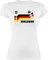 Shirt Damen - 2026 Fussball WM Fanartikel - Deutschland Trikot mit Name und Nummer Germany - S - Weiß - Deutschland. Tshirt em Trikots fußball German Funshirts für Frauen Deutschland-t-Shirt