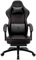 Dowinx Gaming Chair with Spring Cushion,Racing Gamer Chair with Massage Lumbar Support, Ergonomic Gaming Armchair with Footrest Office Chair PU Leather Black