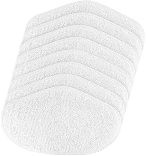 YOVOCEXT Lot de 8 chiffons réutilisables et lavables pour balai Polti Vaporetto Vaporforce PAEU0332 - Convient à toutes les surfaces et brosse Polti Vaporetto Vaporforce