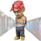 Gedenk Harz Sculpture,Rapper Resin Statue Ornament,Handgefertigte The Late Rap Music Star Collectible,das beste Rapper Harz Ornament Heimdekoration,Geschenk für Sie selbst oder Freund (Stil 3)