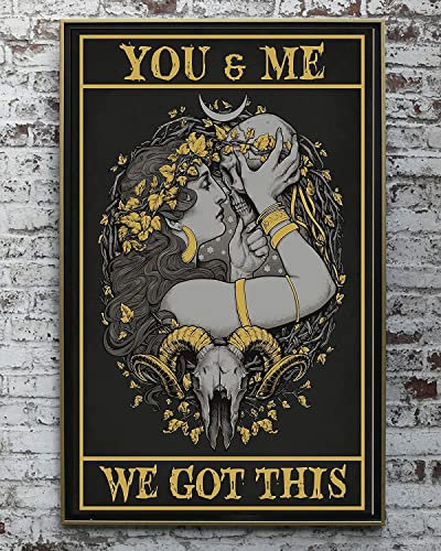 Türschild You & Me We Got Men Ladiesativ Metall Schilder Personalisierte Blechschild Für Deko Garten Geschenk,20X30Cm