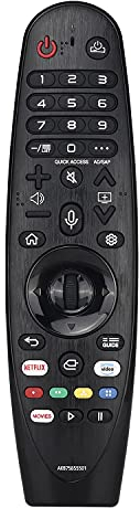 Universal Voice Magic Fernbedienung Ersatz für LG Smart TV, AKB75855501 Fernbedienung passend für LG Magic TV Fernbedienung AN-MR650A MR19BA MR18BA MR20GA, mit Sprach/Magie/Zeiger Funktionen